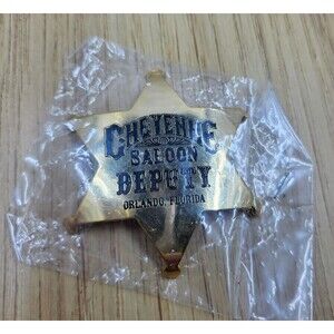 vtg Saloon Deputy badge
